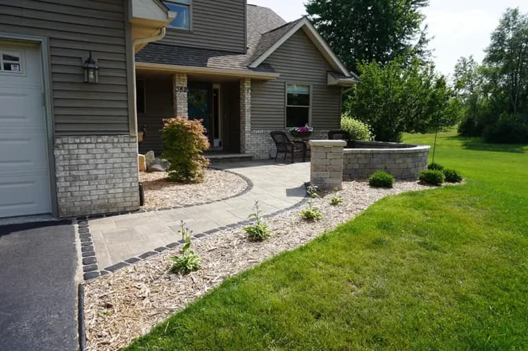 Front Yard Pavers & Porch Remodel